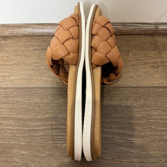 Steve Madden Women's Paislee Slides Camel Size 6 Braided Finish Summer - Picture 8 of 10
